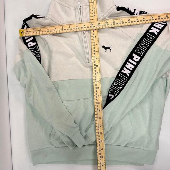 Victoria’s Secret PINK Vintage Quarter Zip Jacket Size Large - Picture 4 of 4